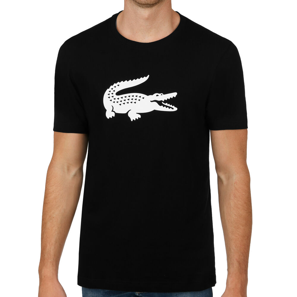 Lacoste T-shirt Hommes - Noir , Blanc