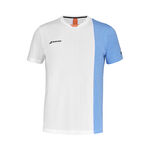 V&ecirc;tements Babolat Babolat Play Crew Neck T-shirt Gar&ccedil;ons - blanc, bleu clair