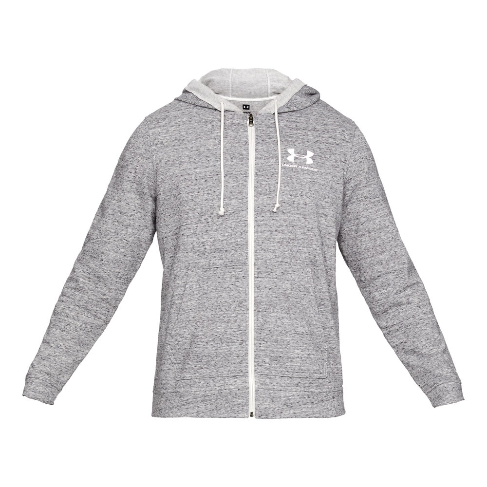 Under Armour Sportstyle Terry Veste De Survêtement Hommes - Gris Clair , Blanc