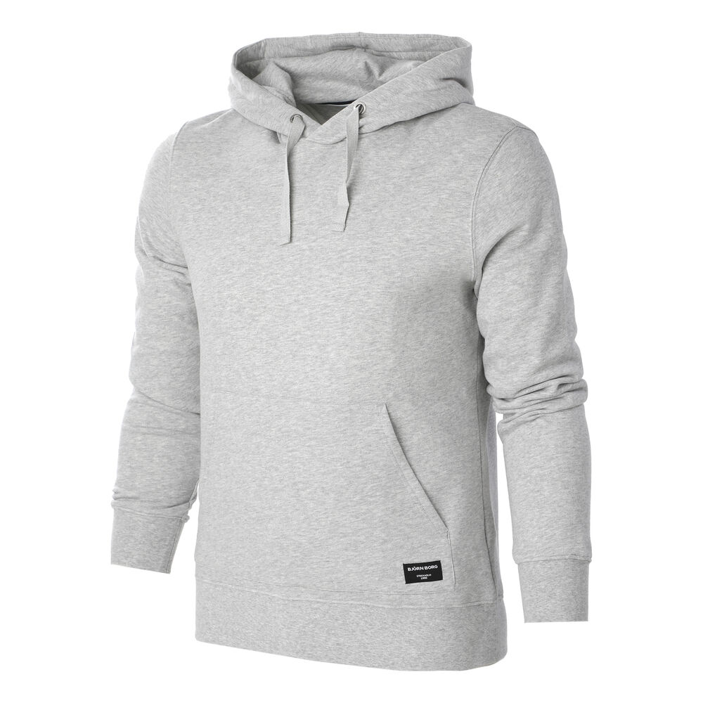 Björn Borg Centre Sweat à Capuche Hommes - Gris Clair , Noir