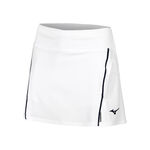 V&ecirc;tements Mizuno Mizuno Hex Rect Jupe Femmes-Blanc,Bleu Fonc&eacute;