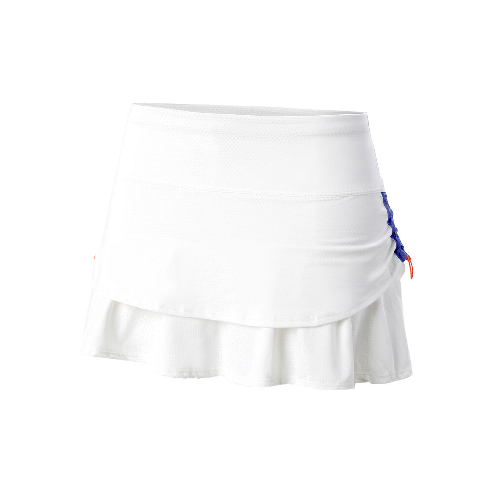 Lucky in Love Ruched Tier Jupe Femmes - Blanc , Bleu