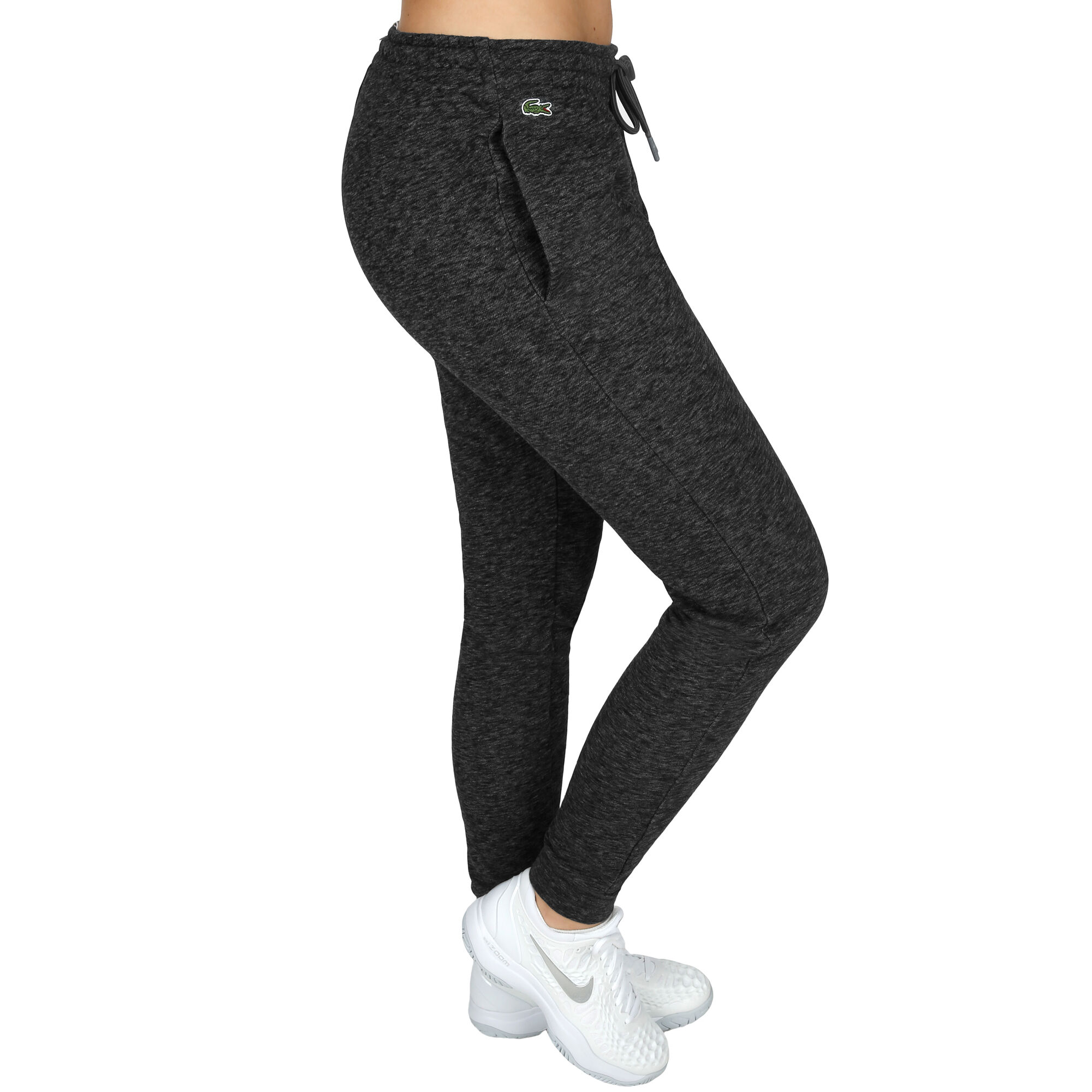 Lacoste Pantalon Survêtement Femmes - Gris Foncé, Noir ...