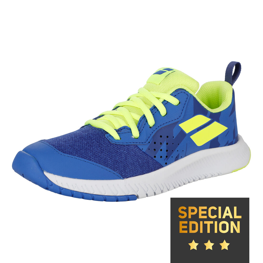 Babolat CUD Pulsion Chaussures Toutes Surfaces Edition Spéciale Garçons - Bleu , Jaune