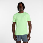 V&ecirc;tements New Balance New Balance Sport Essentials Utility T-shirt Hommes-jaune lemon, blanc
