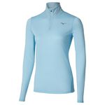 Vêtements Mizuno Mizuno Core Impulse Half Zip Maillot de course Femmes - bleu, 