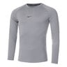 Pro Haut Manches Longues Hommes-Gris Clair
