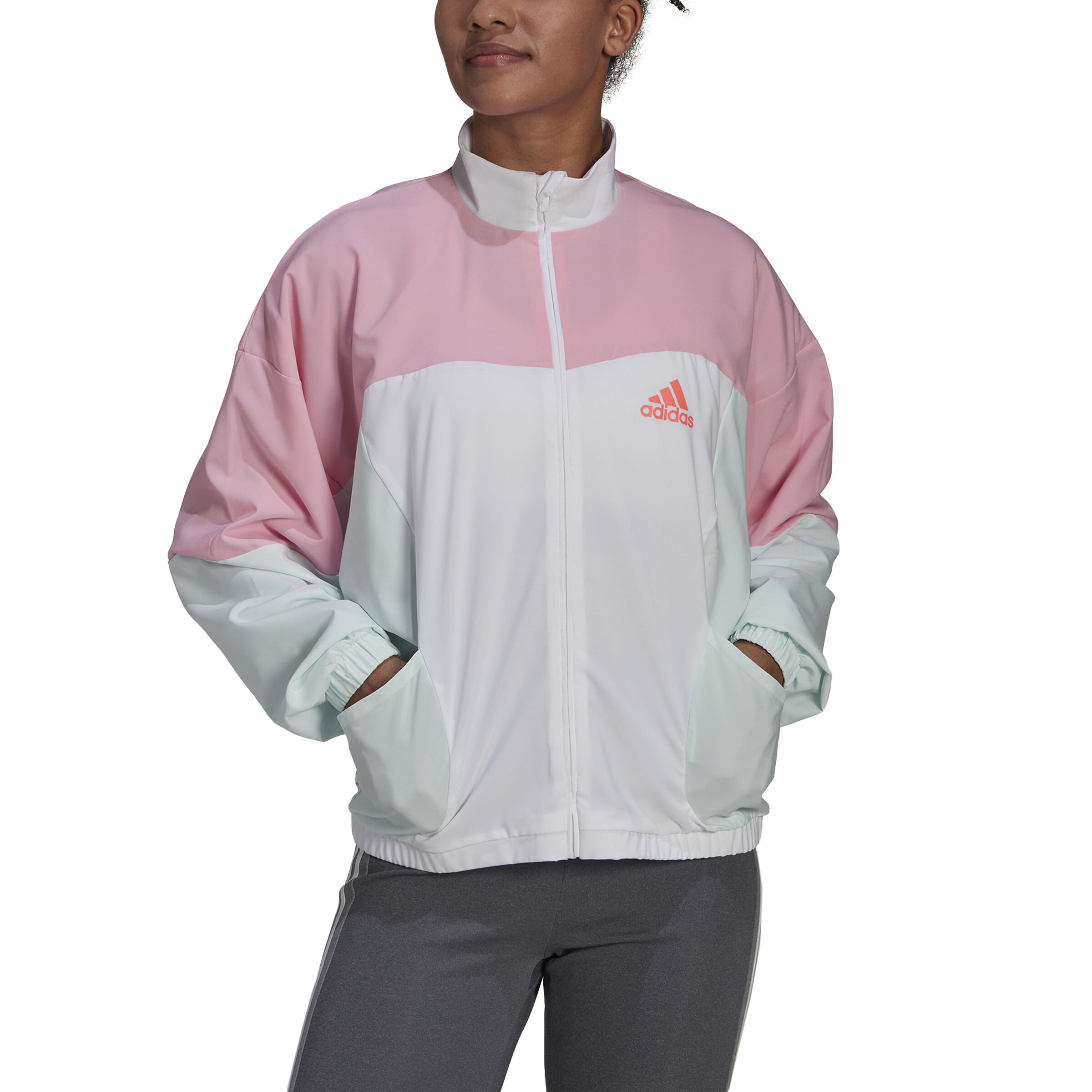 Buy adidas Color Block Woven Veste De Survetement Femmes Multicouleur online Tennis Point FR