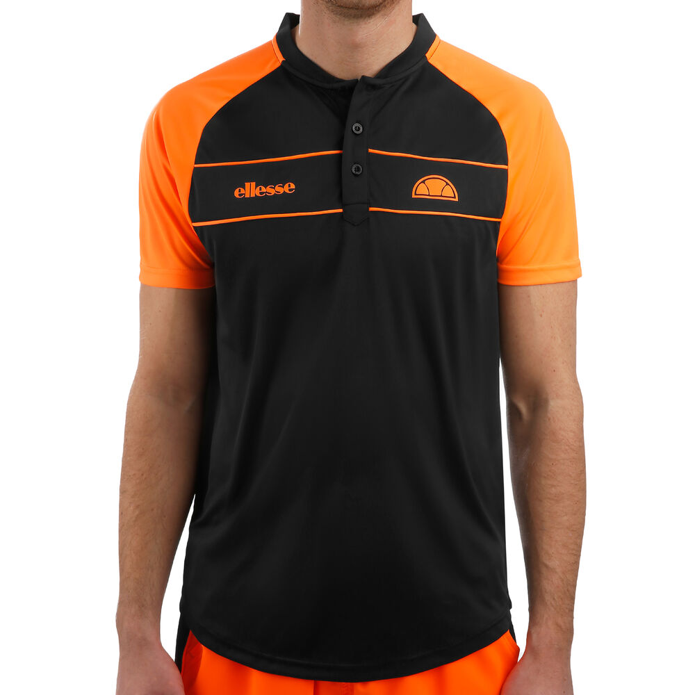 Ellesse Nostrano Poly Polo Hommes - Noir , Orange