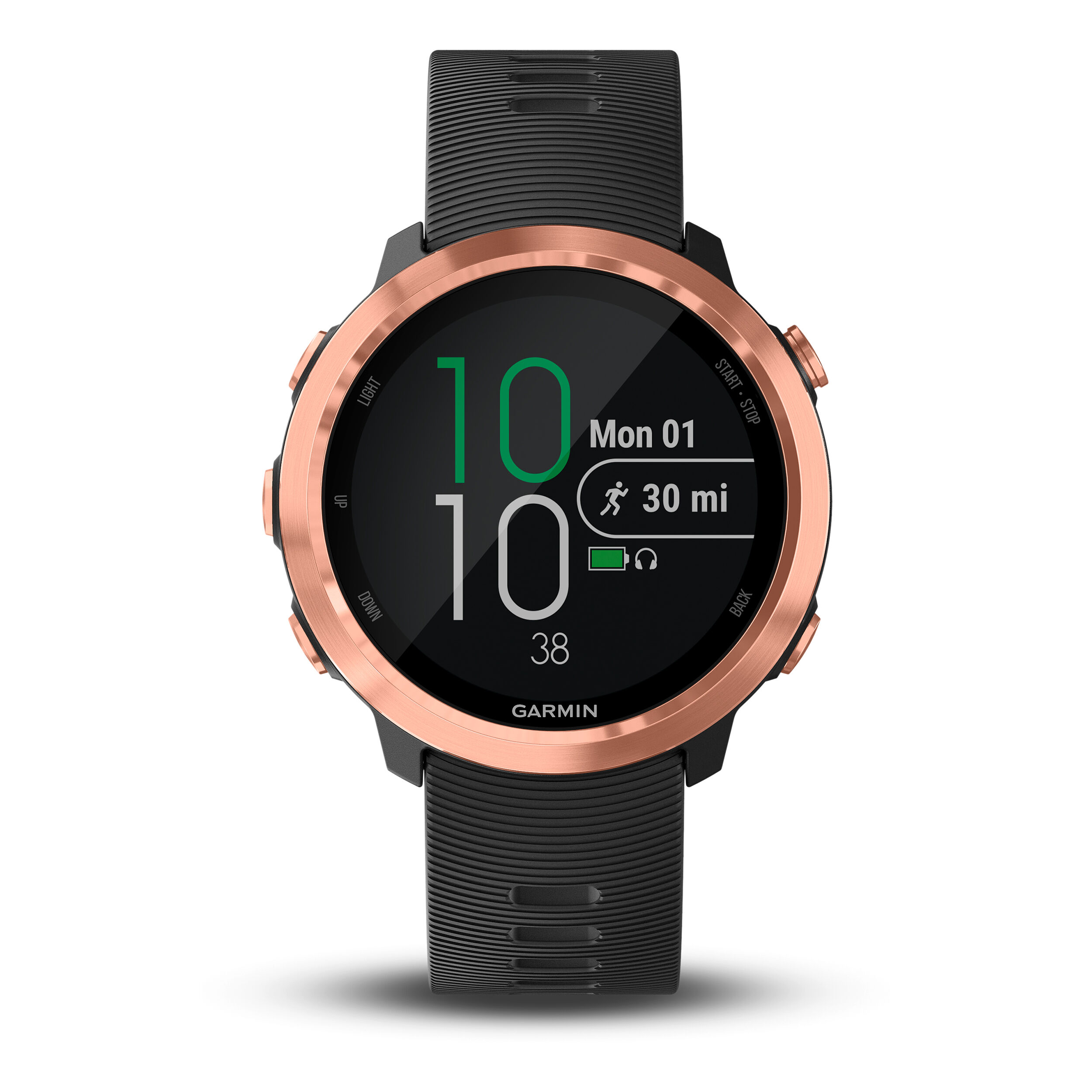 Forerunner 645 Music Montre Pulsom tre Noir Or