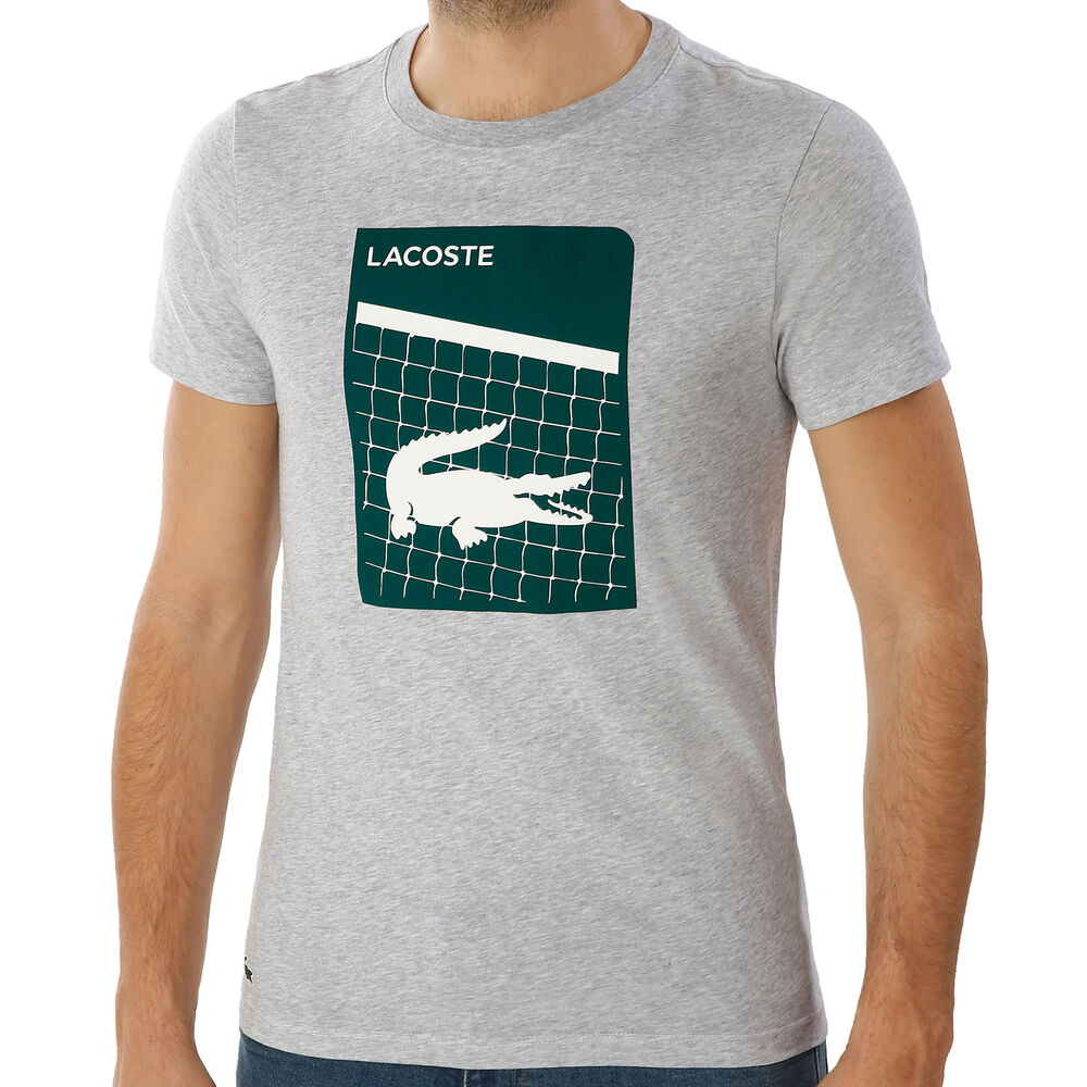 Lacoste T-shirt Hommes - Gris Clair , Vert