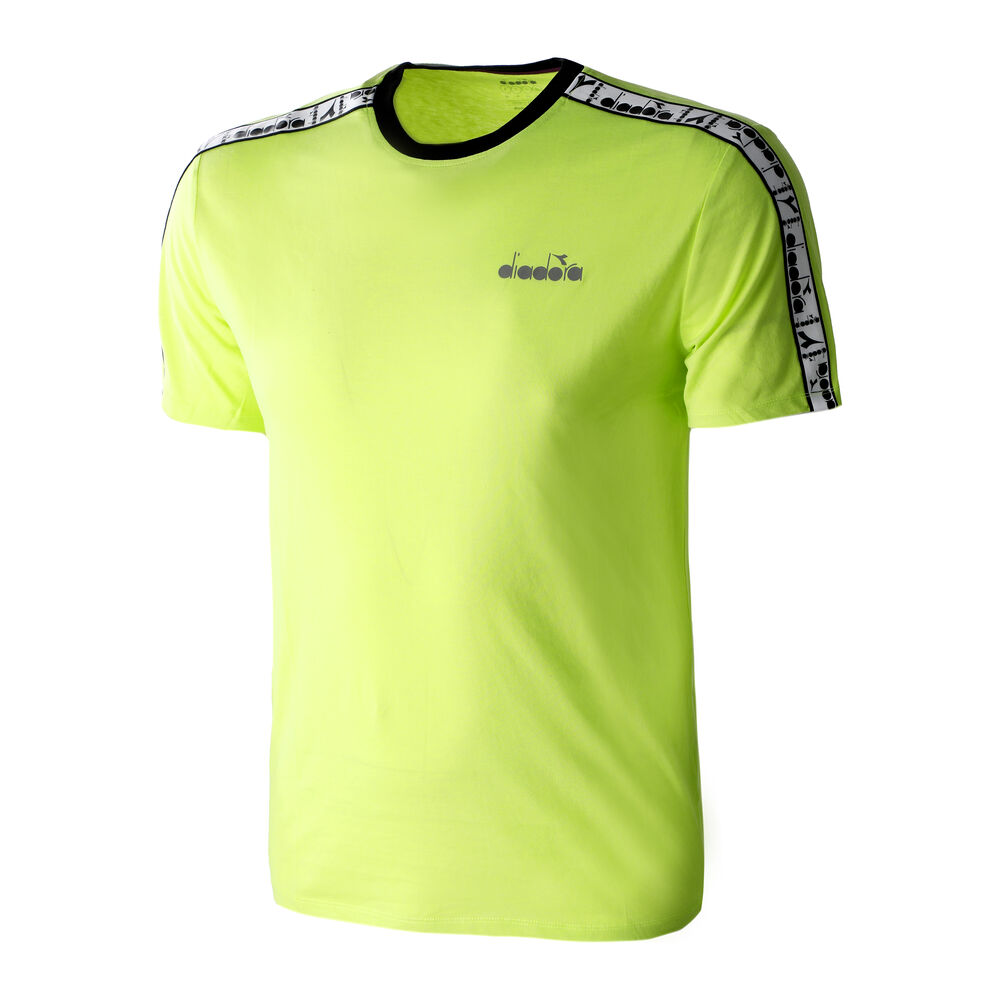 Diadora Plus Be One T-shirt Hommes - Jaunes Fluo , Noir