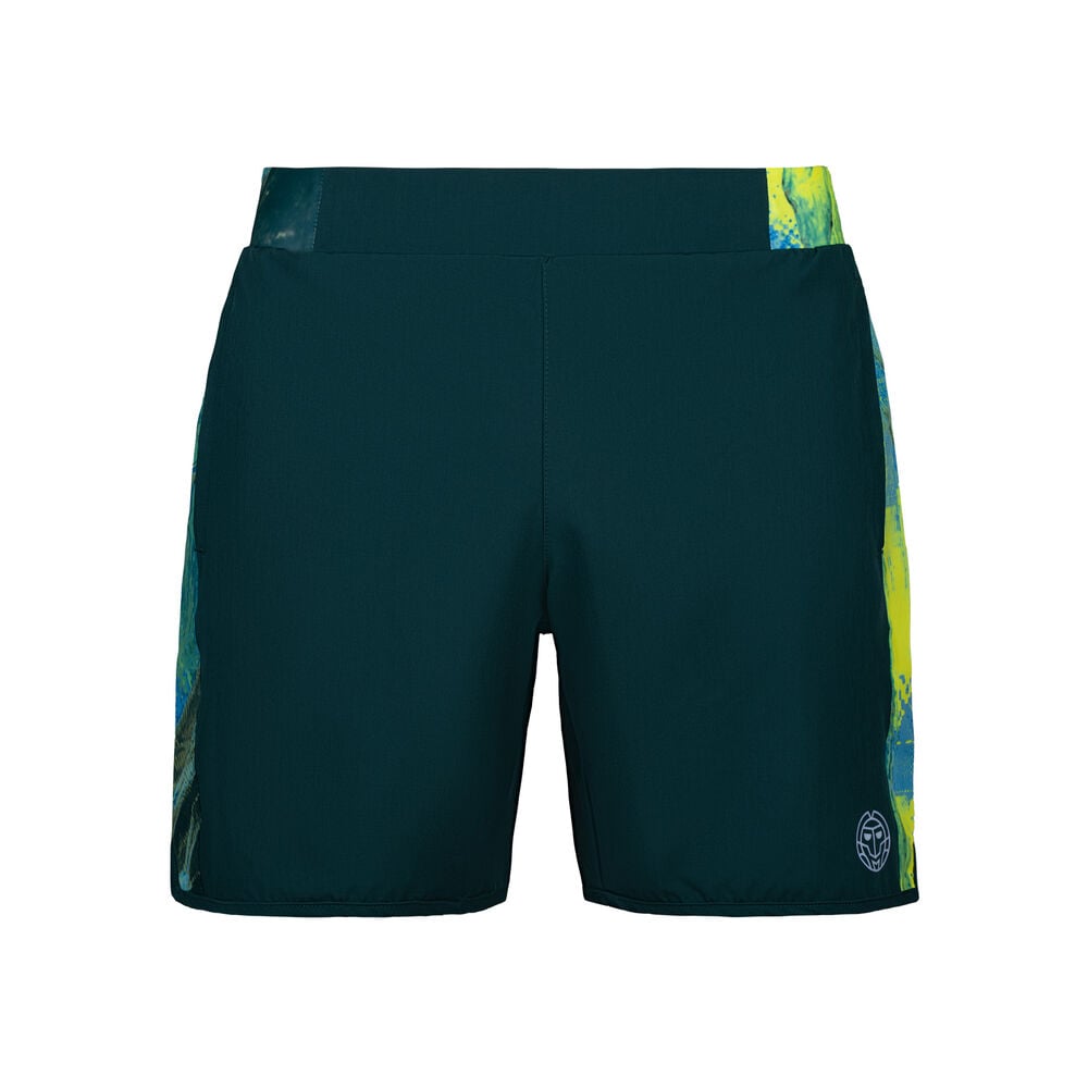 BIDI BADU Adnan 7in Tech Shorts Hommes - Vert Foncé , Vert Fluo