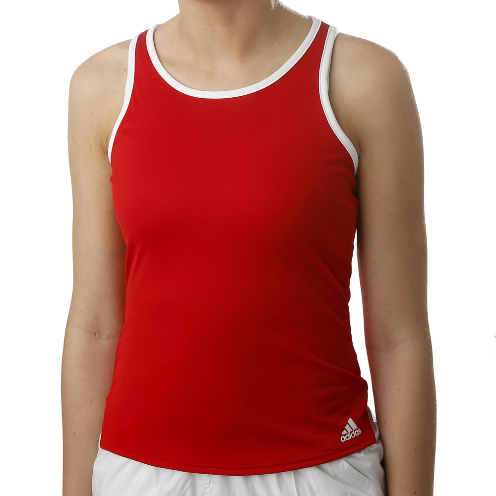 adidas Club Débardeur Tank Top Femmes - Rouge , Blanc