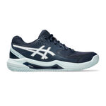 Chaussures de tennis ASICS ASICS Gel-Dedicate 8 Clay Chaussure terre battue Femmes-bleu foncé, blanc