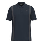 V&ecirc;tements HEAD HEAD Club 25 Tech Polo Hommes-Bleu Fonc&eacute;