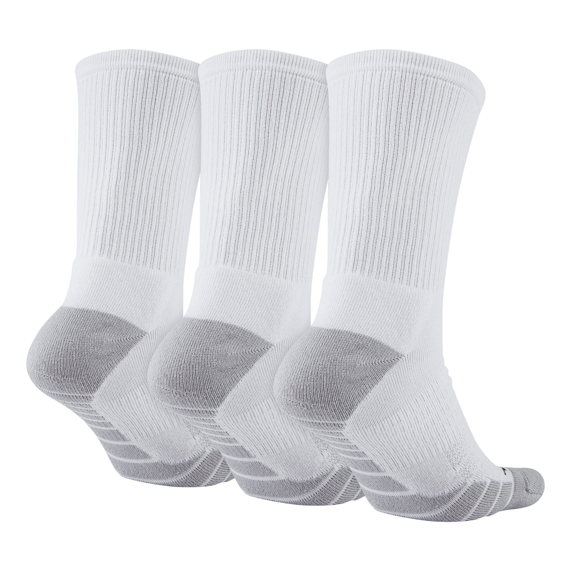 Nike Cushion Crew Paire de 3 chaussettes Homme Blanc/Noir FR