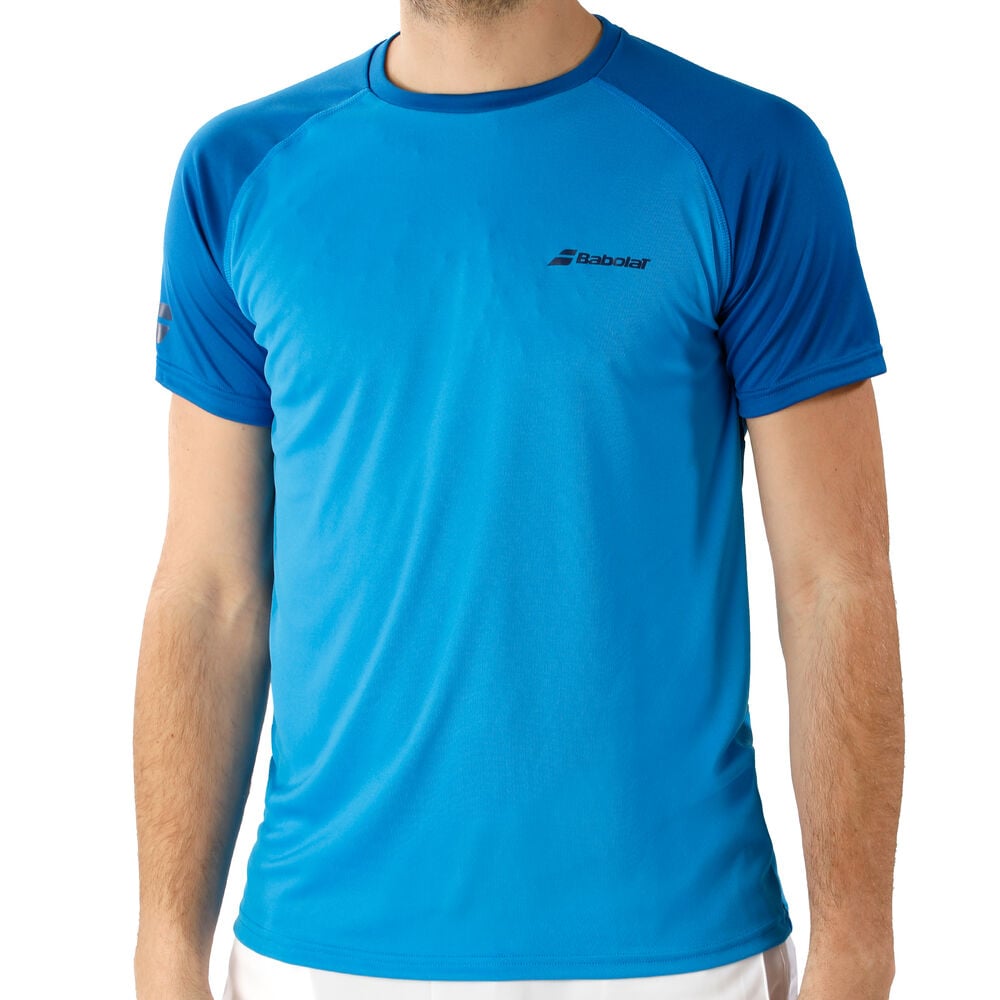 Babolat Play Crew Neck T-shirt Hommes - Bleu