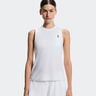 Court Tank D&eacute;bardeur tank top Femmes-blanc