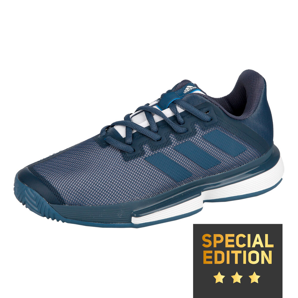 adidas Sole Match Bounce Clay Chaussure Terre Battue Edition Spéciale Hommes - Bleu Foncé , Bleu