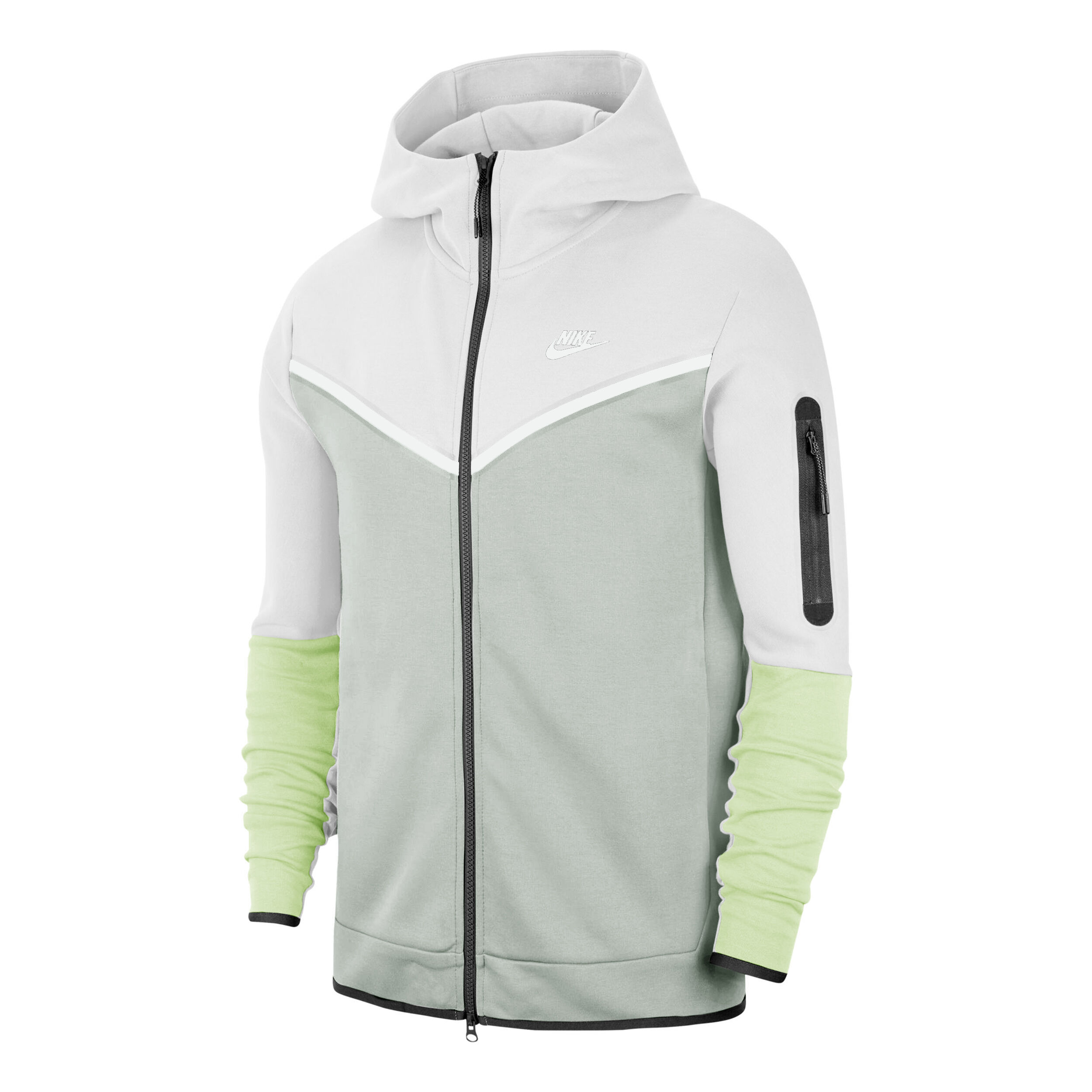 Buy Nike Sportswear Tech Fleece Gilet En Coton Hommes Gris Vert online Tennis Point FR