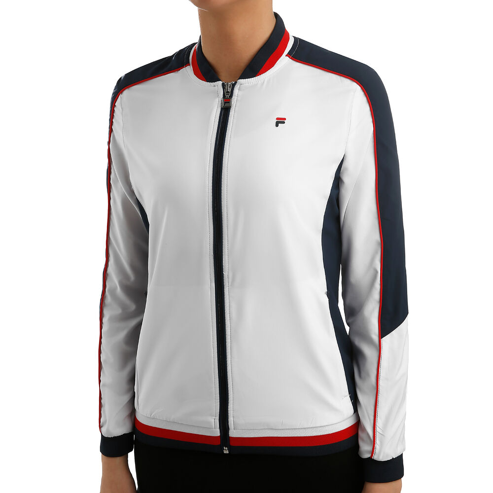 Fila Jacky Veste De Survêtement Femmes - Blanc , Bleu