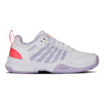 Chaussures de tennis K-Swiss K-Swiss Court Express 2 Chaussure Terre Battue Femmes-Blanc,Lilas