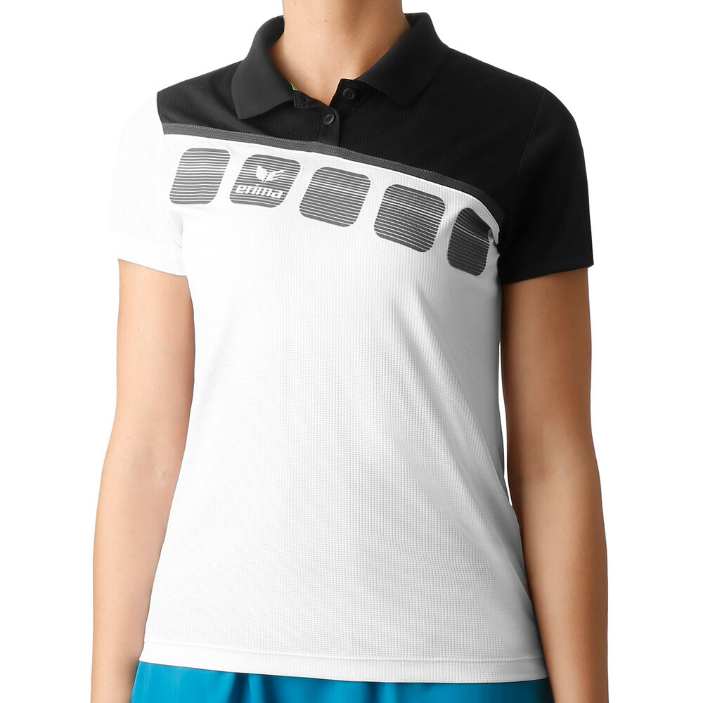 Erima 5-C Function Polo Femmes - Blanc , Noir