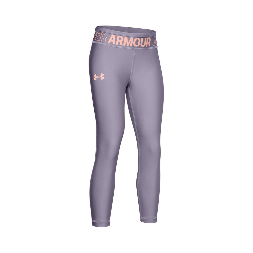 Under Armour Heatgear Ankle Crop Collant Tight Filles - Violet , Abricot