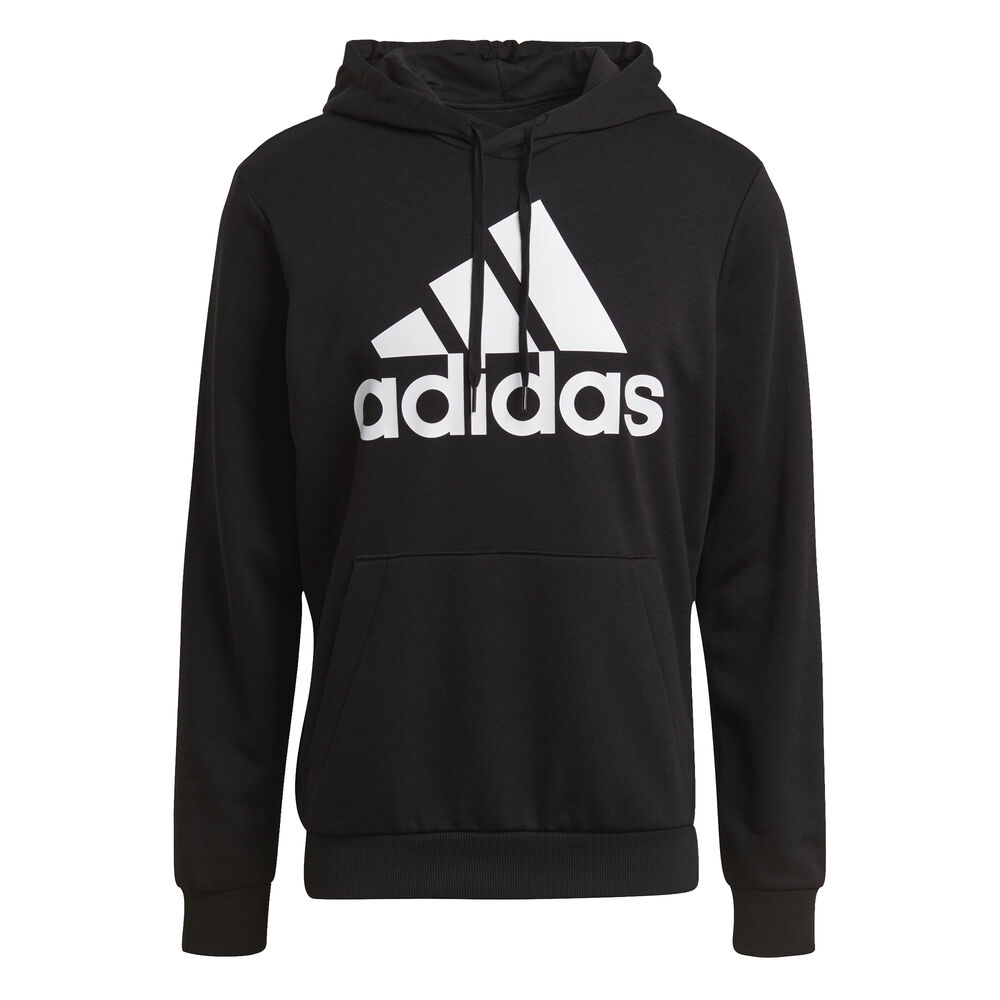adidas Big Logo French Terry Sweat à Capuche Hommes - Noir , Blanc