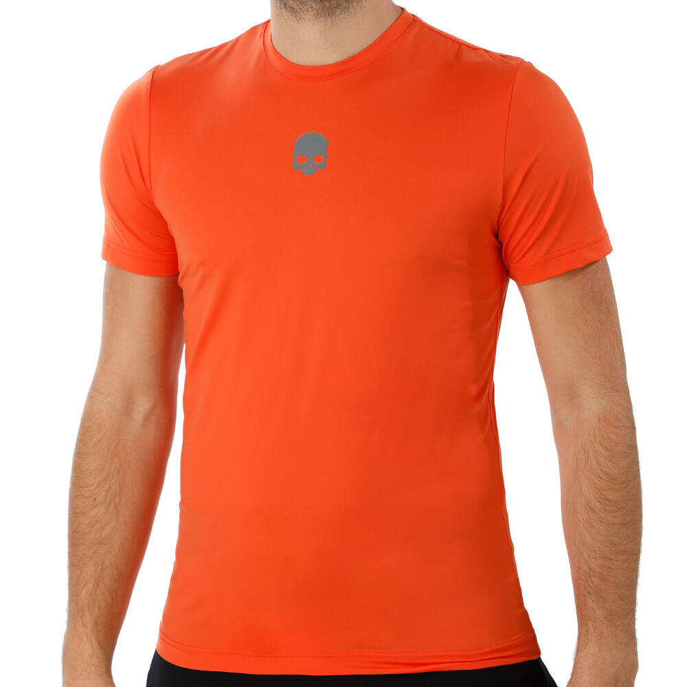 Hydrogen Tech T-shirt Hommes - Orange , Argent