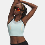 V&ecirc;tements Under Armour Under Armour Velociti Elite Crop  Maillot de course Femmes-mint, corail