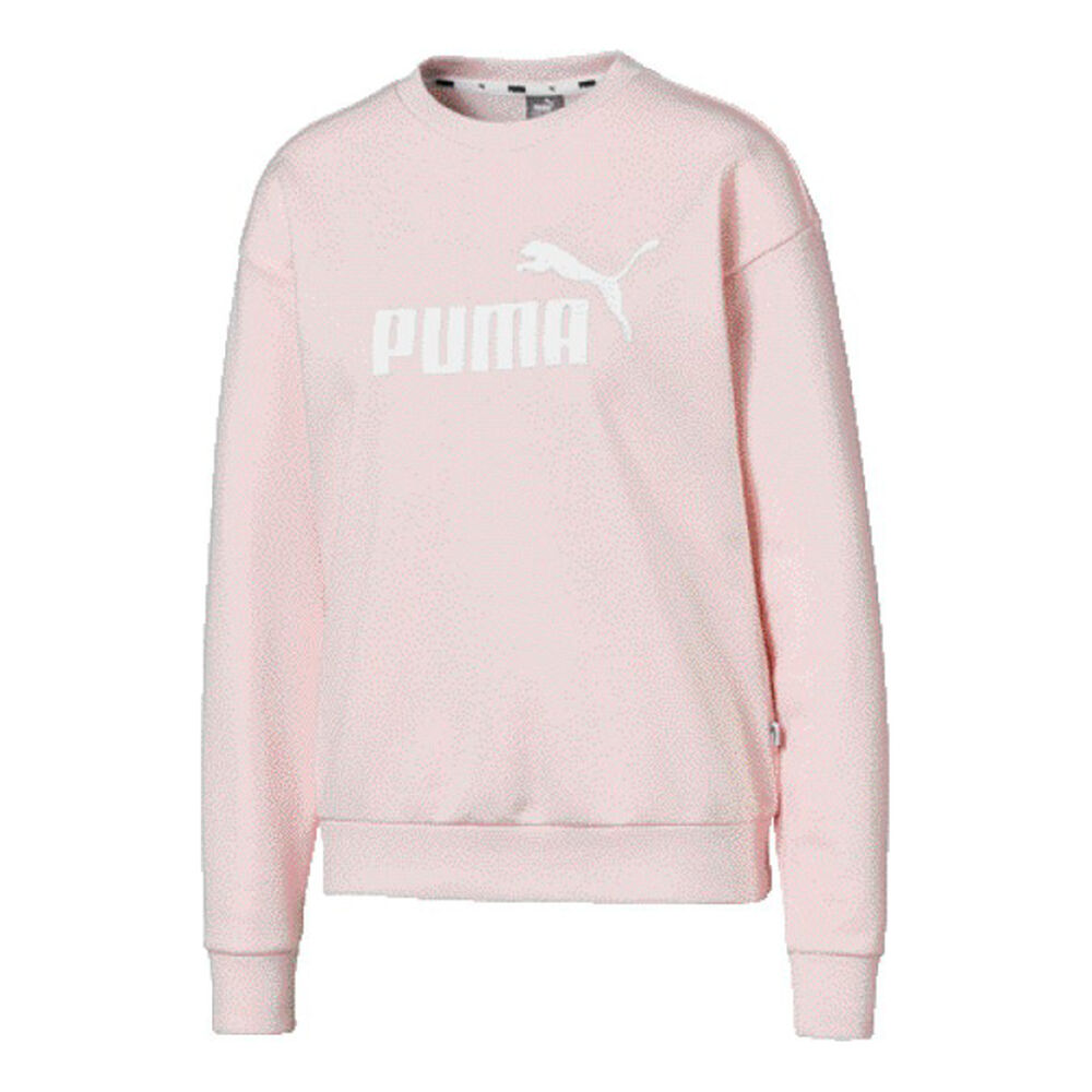 Puma Essential Logo Crew Sweat-shirt Femmes - Rosé, Blanc
