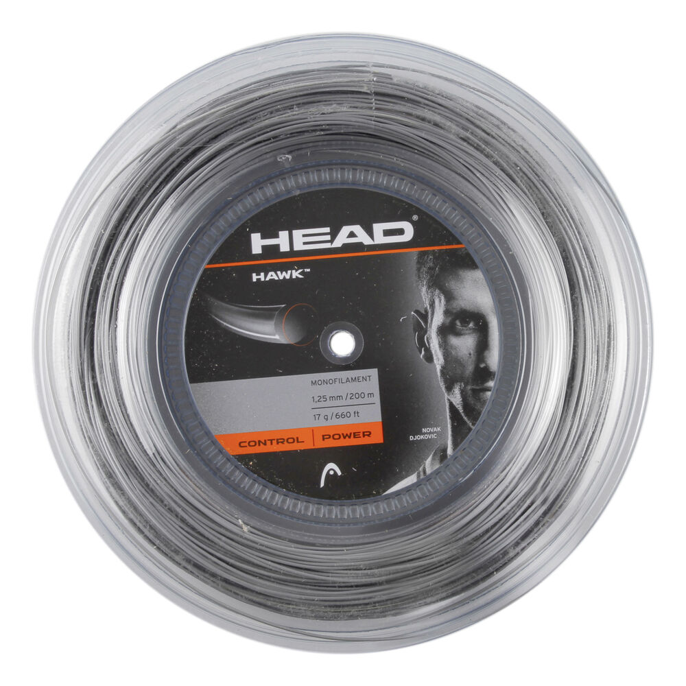 HEAD Hawk Bobine Cordage 200m - Gris
