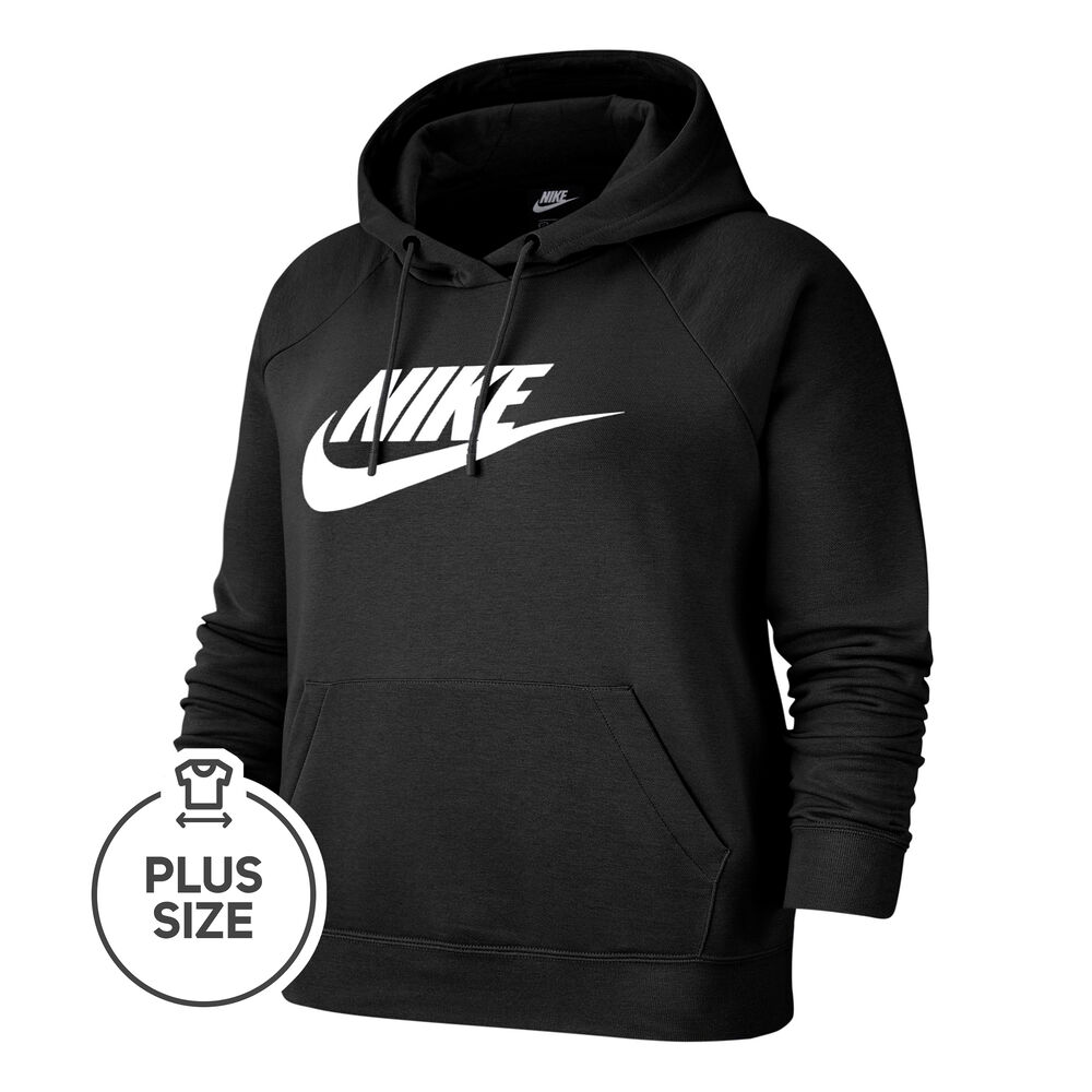 Nike Sportswear Essential Plus Size Sweat à Capuche Femmes - Noir , Blanc
