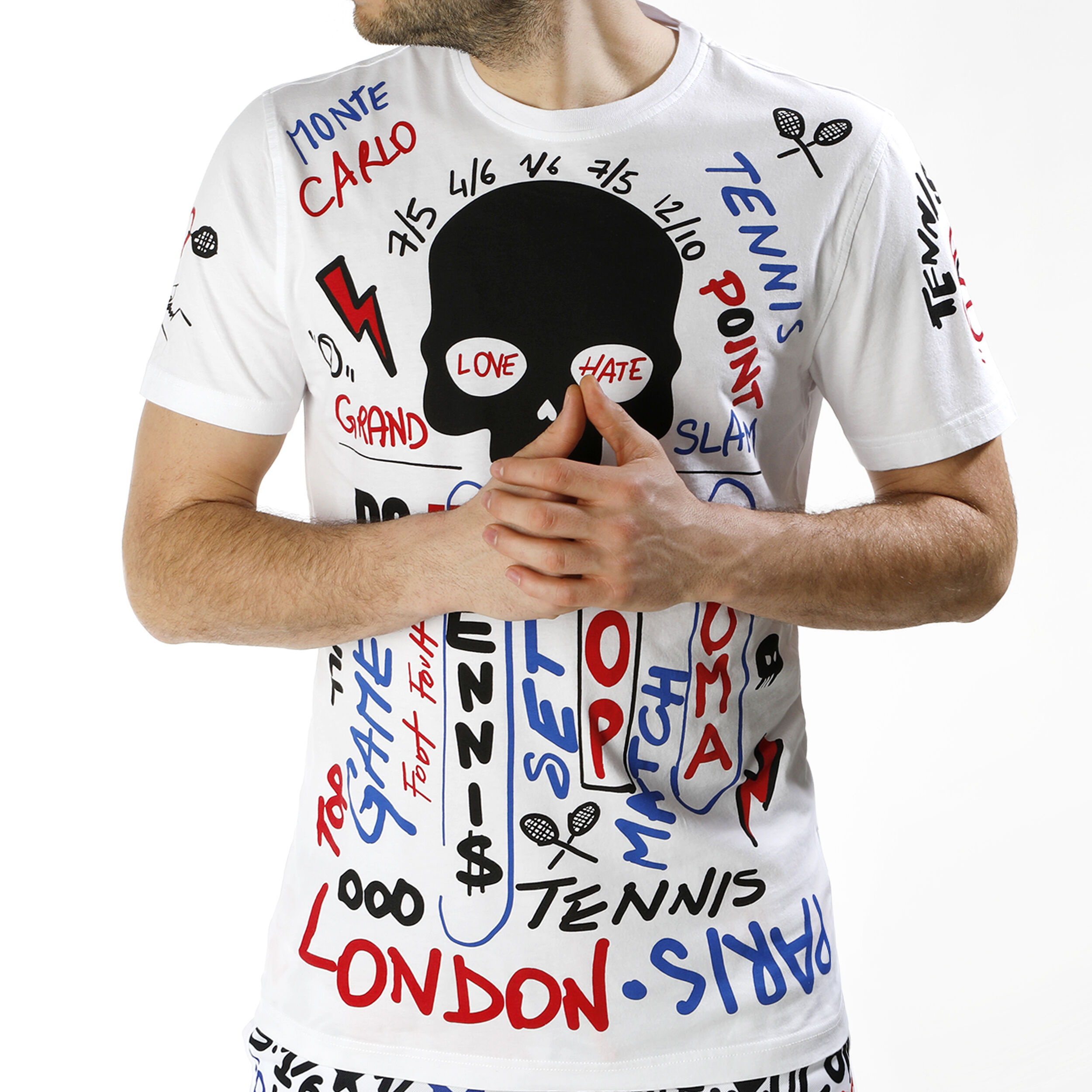 Tシャツ・カットソー Hydrogen TENNIS GRAFFITI T-SHIRT 2020 Hydrogen TENNIS GRAFFITI T-SHIRT 2020 (Hydrogen/Tシャツ