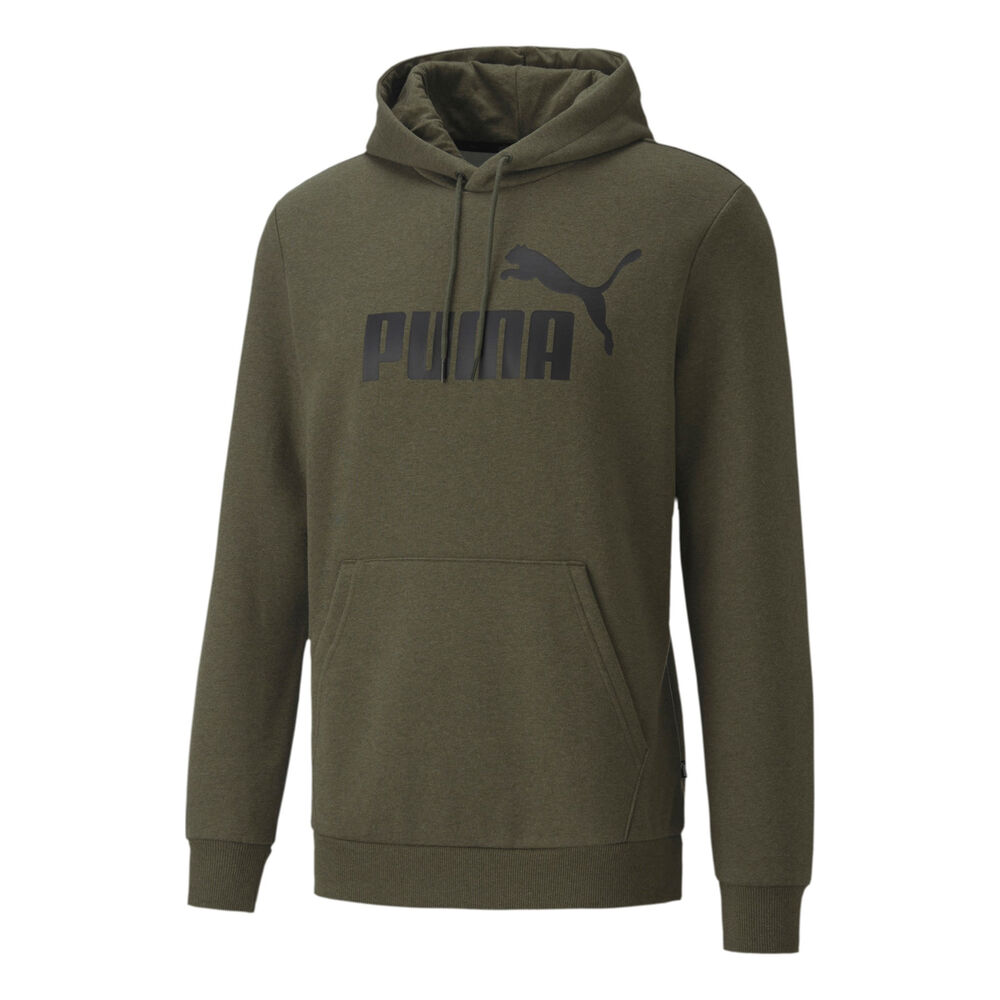 Puma Essential FL Sweat À Capuche Hommes - Vert Olive , Noir