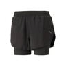 Run Favorite Woven 2in1 3in Short De Running Femmes-Noir