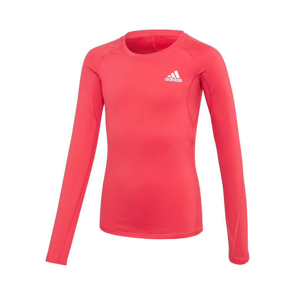 adidas AeroReady Haut Manches Longues Enfants - Corail