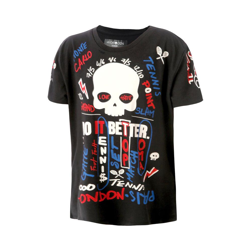 Hydrogen Graffiti T-shirt Garçons - Noir , Multicouleur