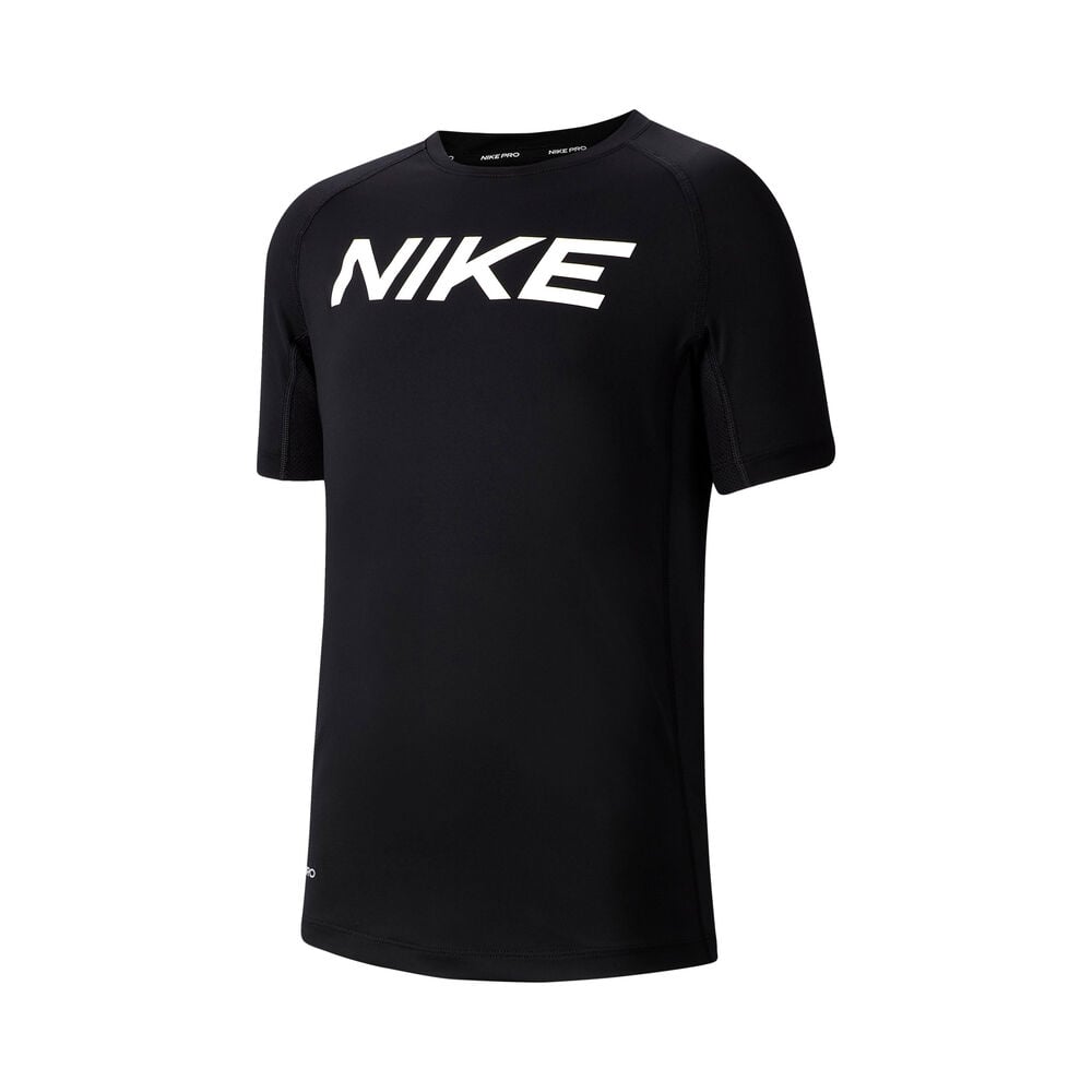 Nike Pro T-shirt Garçons - Noir , Blanc