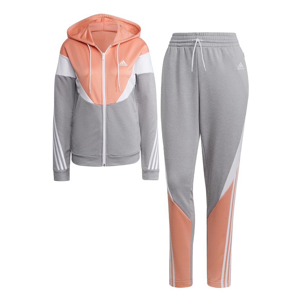adidas Colorblock Survêtement Femmes - Gris , Corail