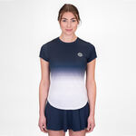 Vêtements BIDI BADU BIDI BADU Crew Gradiant T-shirt Femmes-Bleu Foncé,Blanc
