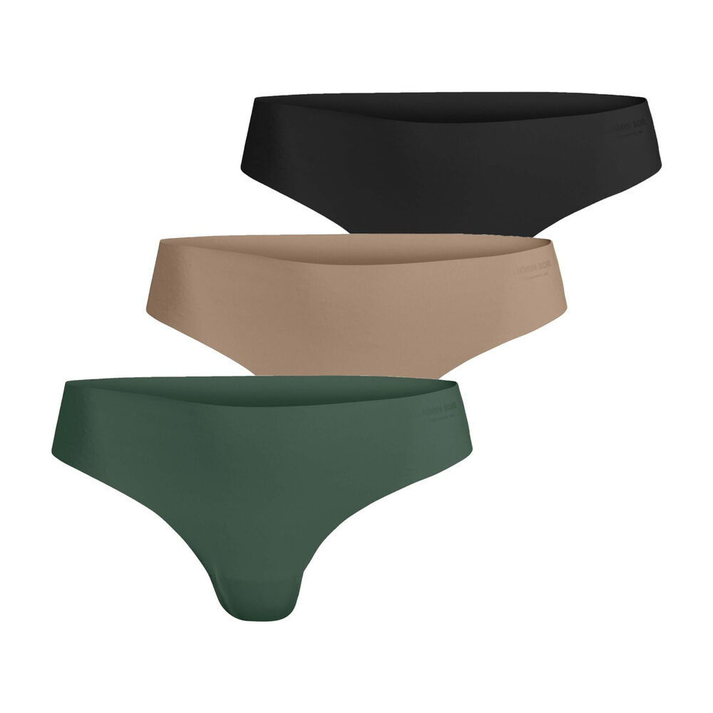 Björn Borg Seasonal Selena String Pack De 3 Femmes - Vert , Écru