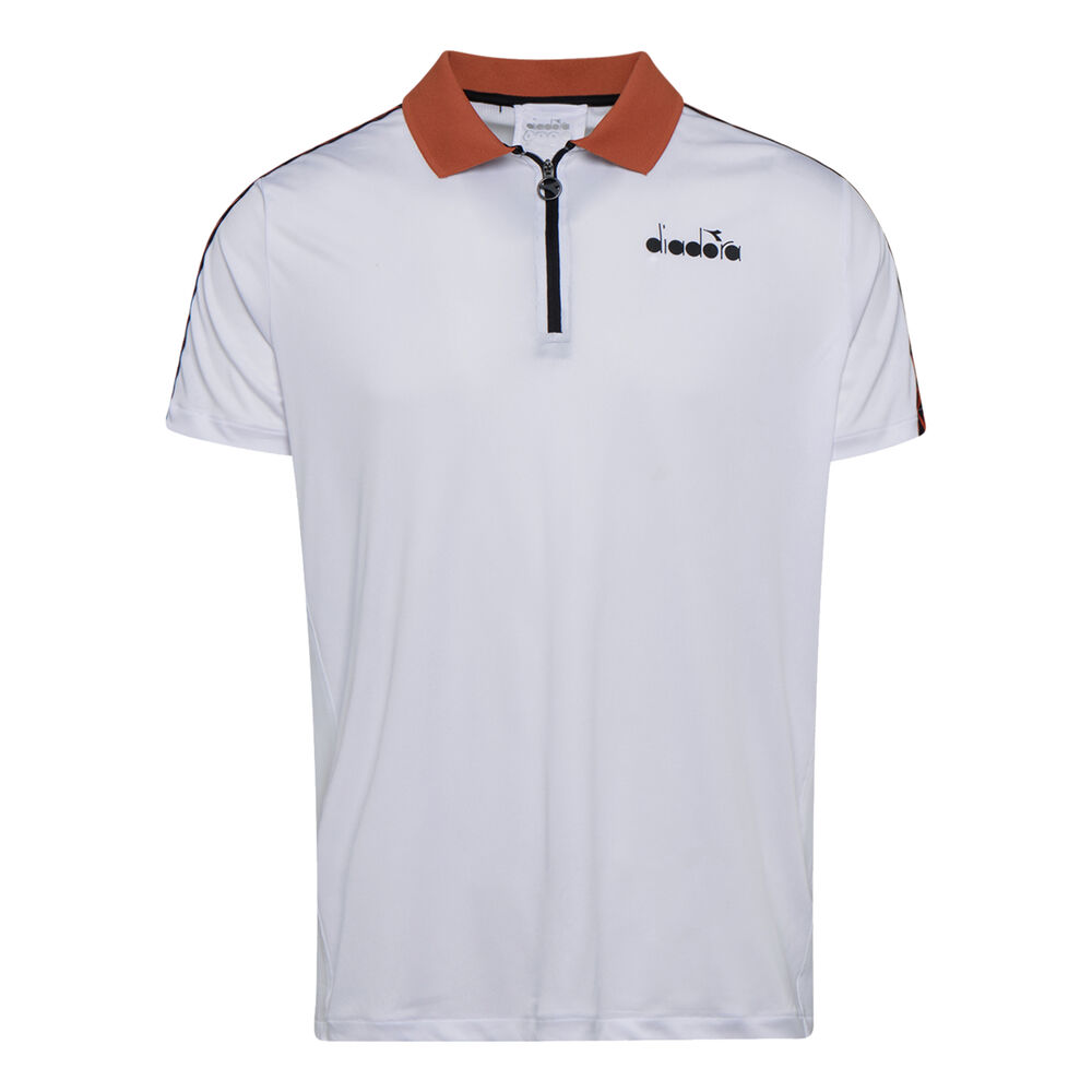 Diadora Challenge Polo Hommes - Blanc , Orange