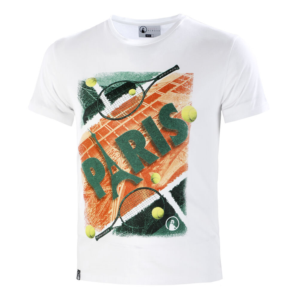 Quiet Please Paris Tour Eiffel Hommes - Blanc , Multicouleur