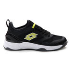 Chaussures de tennis Lotto Lotto Mirage 200 Chaussure Terre Battue Hommes-Noir,Jaune Lemon