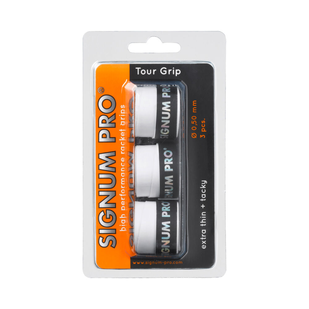 Signum Pro Tour Grip Pack De 3 - Blanc
