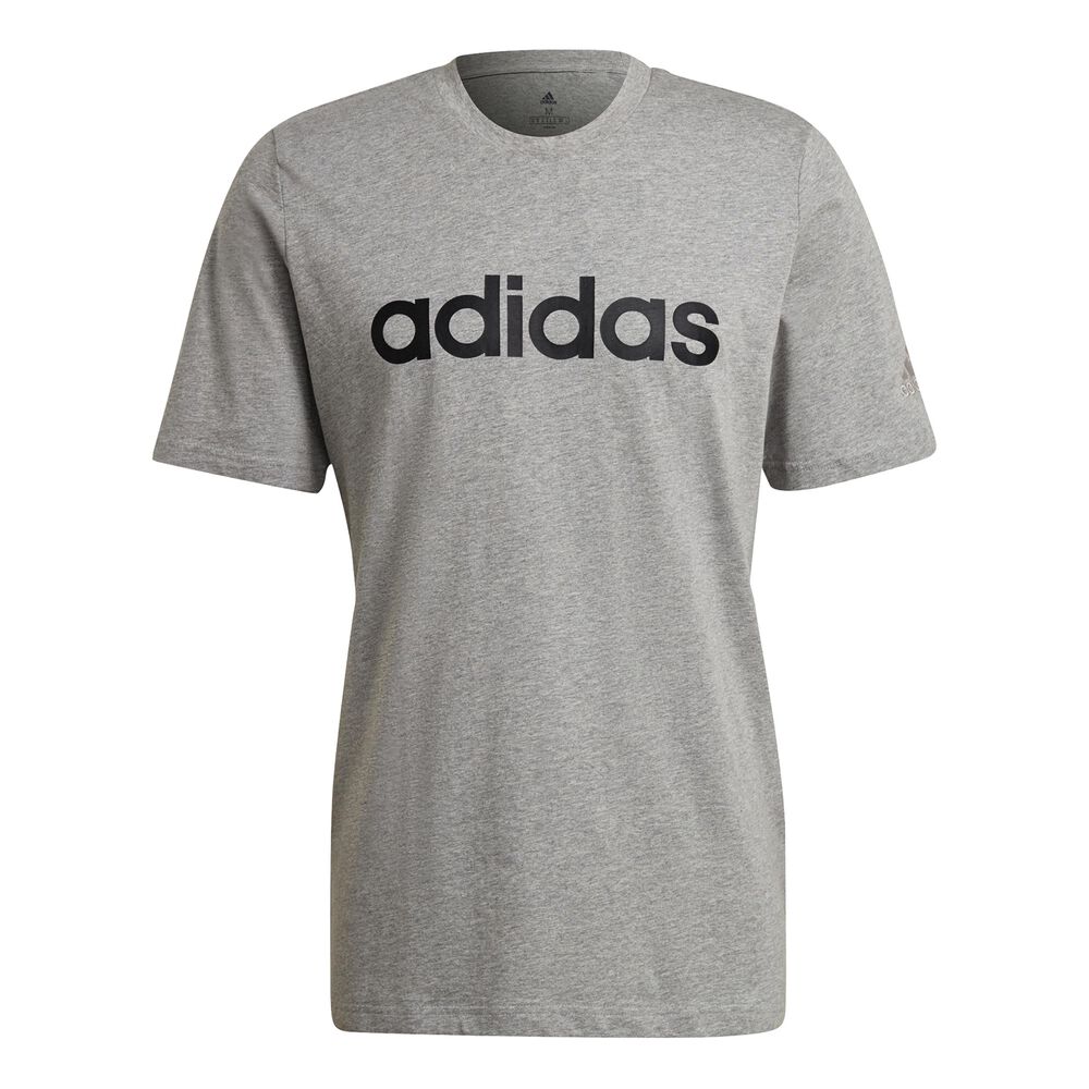 adidas Linear T-shirt Hommes - Gris , Noir