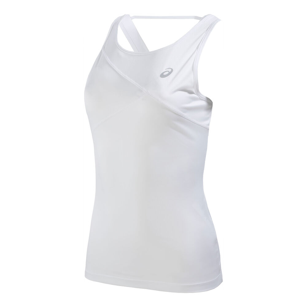 Asics Club Débardeur Tank Top Femmes - Blanc , Argent